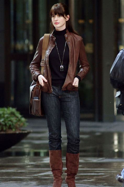 Recreate the best Anne Hathaway outfits from 'The Devil Wears Prada.